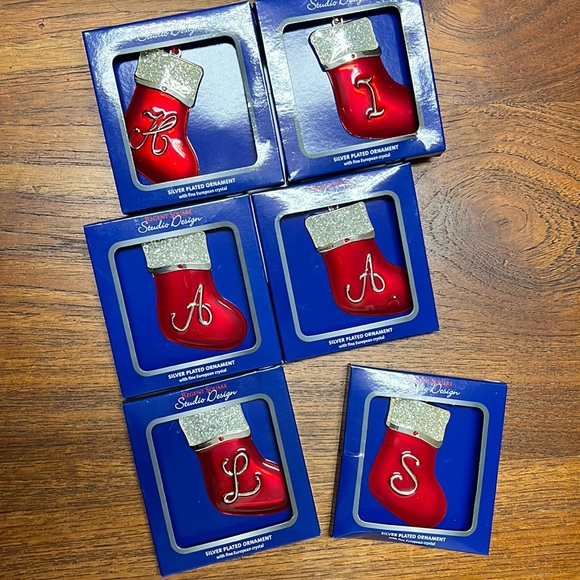 Regent Square Studio Design Collectible Ornament Christmas Red Stocking - Picture 2 of 7